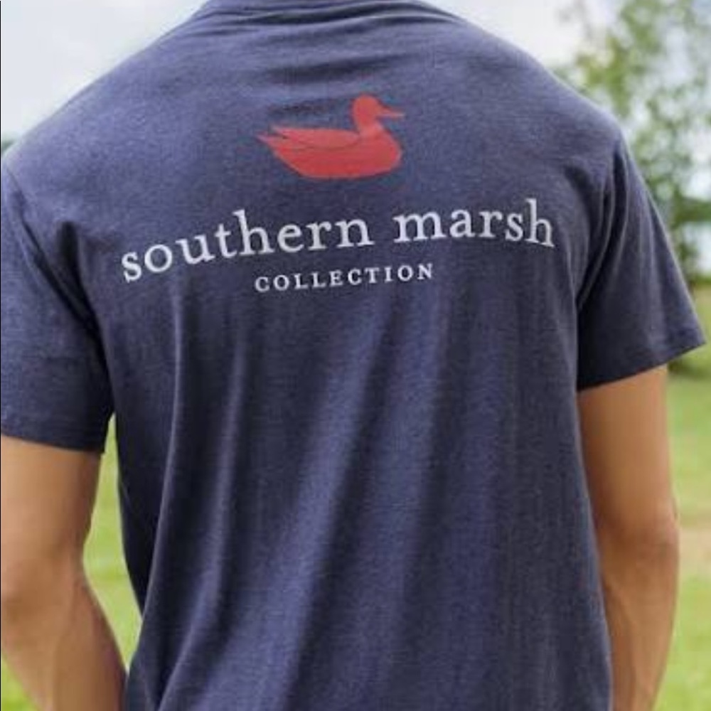 Southern marsh navy shirt
